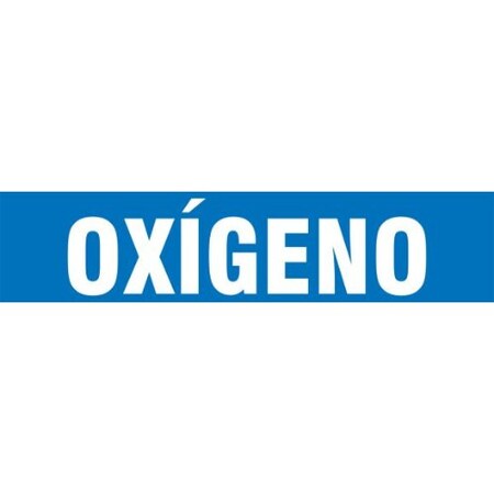 Accuform SPANISH PIPE MARKER OXGENO SHRPK557STF SHRPK557STF